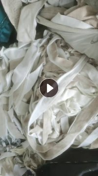 长期出售杂色纯涤纶复合布，涤纶废布，不带桨不带胶，可以造粒用，两个星期就会有20吨
