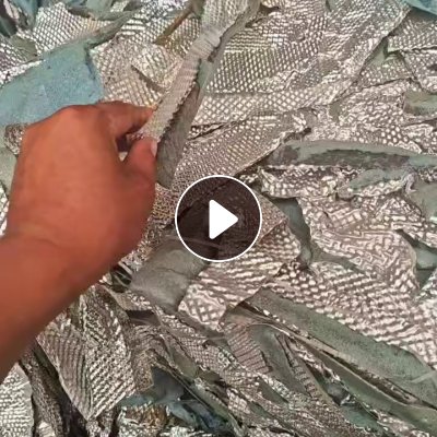 长期出售汽车下来的复合铝箔，含铝15%，10斤能出1斤多，现货有几十吨