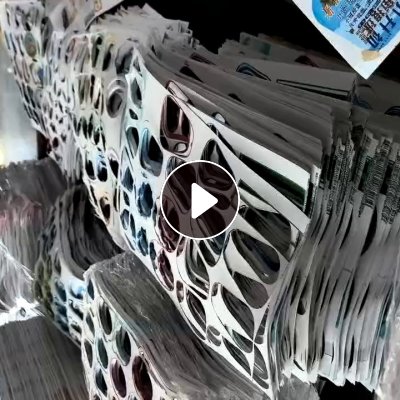出售PP广告扇子边角料，现货19吨，沉水的