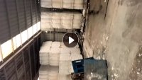 长期出售染厂下来的涤纶磨毛料，涤纶毛毛料，含水20-30左右，现货13米一车，货在江苏宿迁