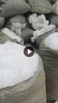 长期出售织布厂下来的白色涤纶废丝，涤纶低弹丝，300D，也有涤纶水丝，货在浙江衢州