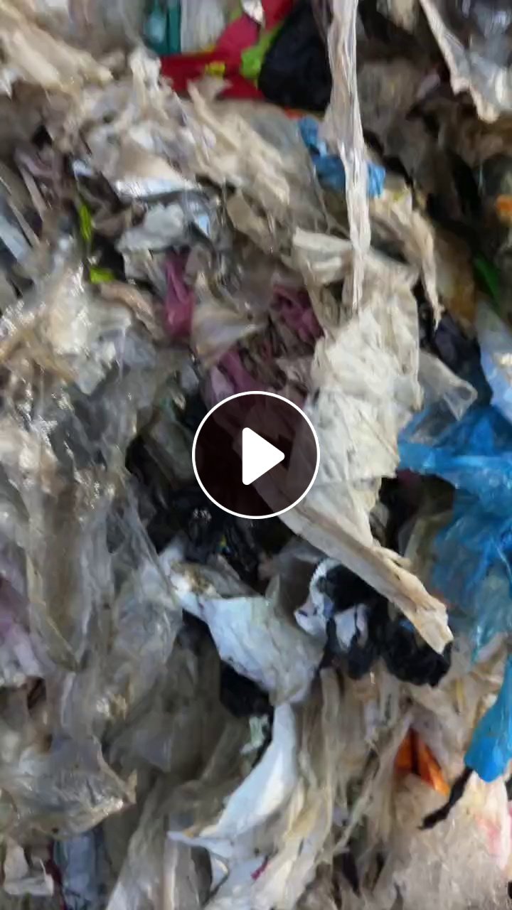 出售生活垃圾分选出来的塑料膜，杂膜，现货30多吨，长期有货