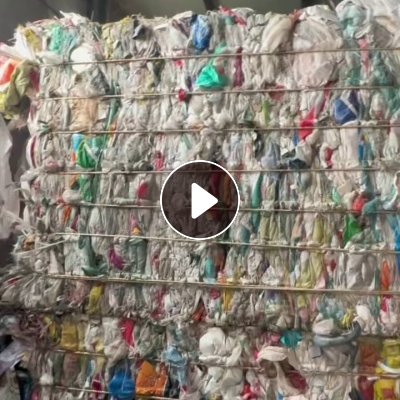 长期出售杂色水洗编织袋废料，现货一挂车