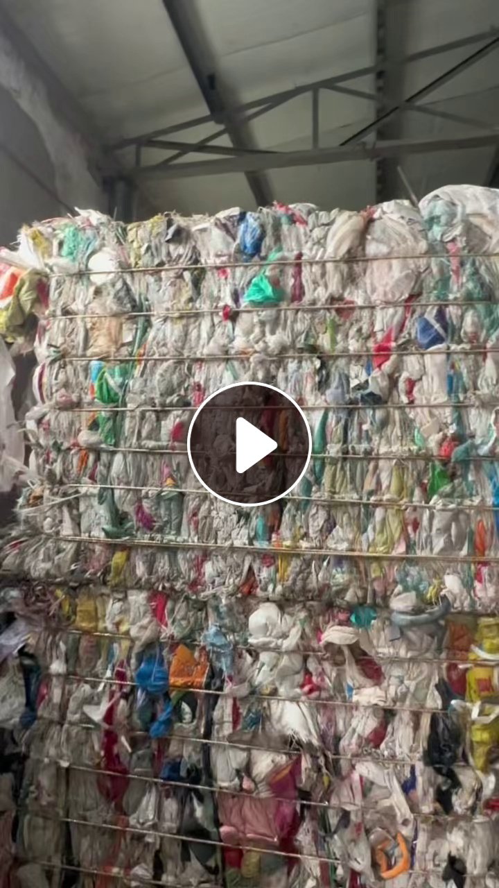 长期出售杂色水洗编织袋废料，现货一挂车