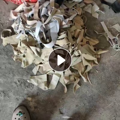 长期出售头层牛皮边角料，真皮边角料，月供百来吨，货在广东佛山