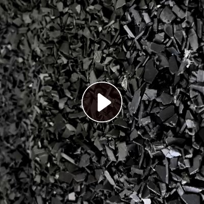 出售pp黑色托盘破碎料，飘沉一起，清洗干净可以直接上机的，现货九米六一车