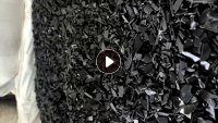 出售pp黑色托盘破碎料，飘沉一起，清洗干净可以直接上机的，现货九米六一车