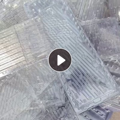出售pet吸塑片破碎料，可供拉片厂