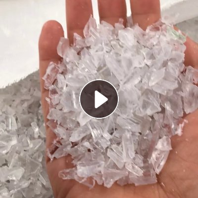 长期出售透明PET瓶胚破碎料