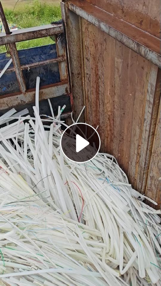 长期出售白色pe电缆皮废料