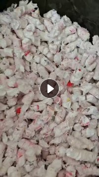 出售PE电池膜毛毛虫料，灰分15以内