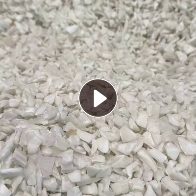 长期出售白色pp坐垫破碎料，14罗底的，现货10多吨