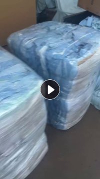 长期出售涤纶木浆无纺布下脚料，木浆纸，有蓝色，也有白色，货在广东佛山