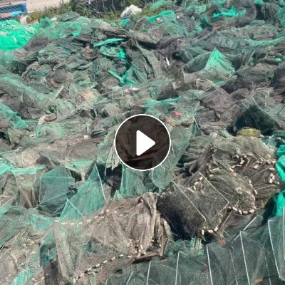 出售废渔网炼油料，现货50吨