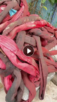 出售吊装带，柔性吊装带，废织带，货在江苏连云港