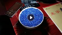 长期出售蓝桶颗粒，大小蓝桶颗粒，过2层120目的网，颗粒质量达标，月产值200吨左右