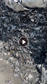 出售电池粉铝塑膜破碎料，干法破碎