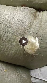 长期出售做娃娃头发下来的单6尼龙废丝，锦纶废丝，现货十多吨，货在广东东莞