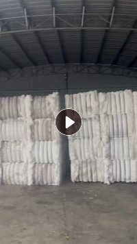 长期出售涤纶水丝开花棉，化纤开花棉，可做被子，土工布用，现货六七十吨，货在江西九江