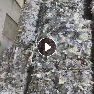 长期出售不干胶纸粉碎料