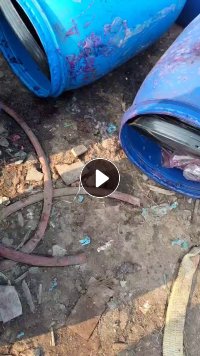出售蓝桶，大蓝桶，二手塑料桶，120L，货在山东济宁