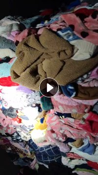 长期出售旧涤纶睡衣，绒睡衣，珊瑚绒，现货有70多吨，货在河北廊坊