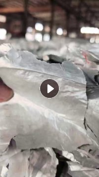 出售牛奶盒下来的铝塑膜和铝塑膜胶带，含铝25左右，现货60多吨