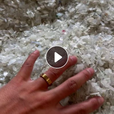 出售透明PP瓶盖破碎料
